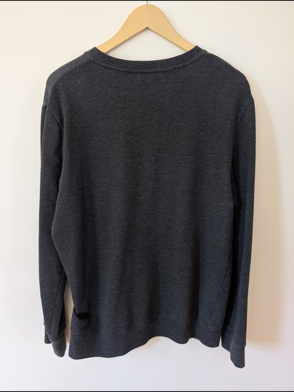 Ten Tree - Men's Crewneck Sweater - Charcoal Gray - Size M - Picture 5 of 11